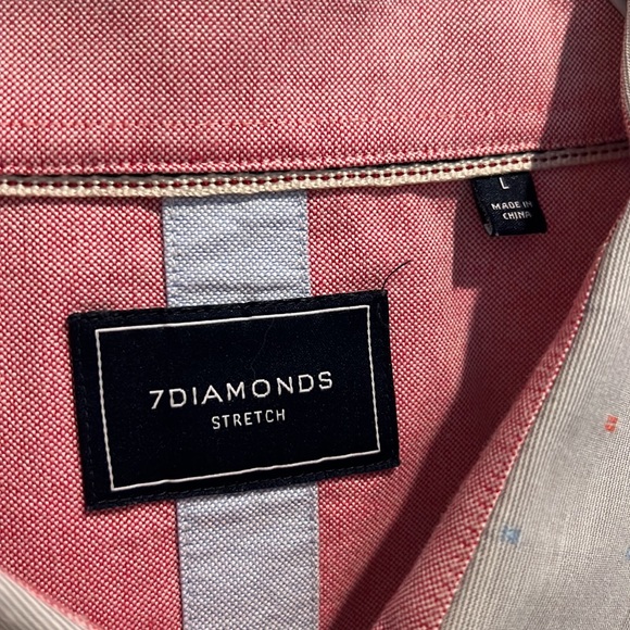 7 Diamonds Grey Men’s Button Down - Picture 3 of 8